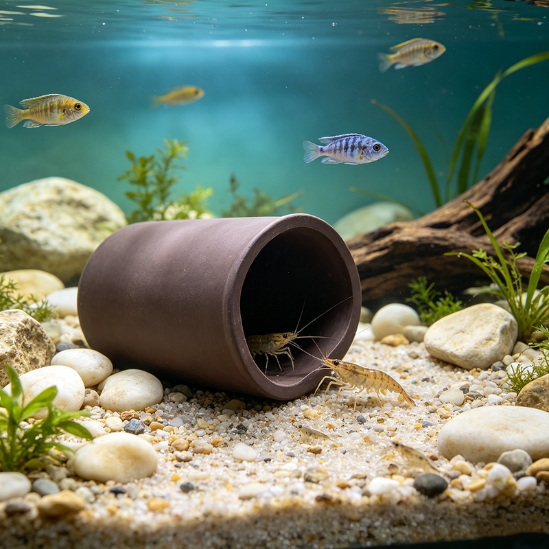 Hide Cave Ceramic - Новая керамическая пещера для аквариума, укрытие