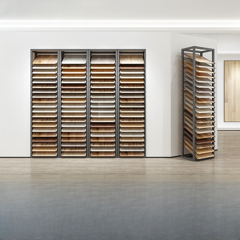 Ceramic Tile Floor - Стеллаж для демонстрации современных экологичных деревянных