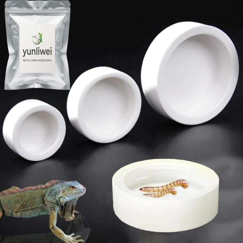 Water Dish Reptile - Керамическая миска для корма рептилий с